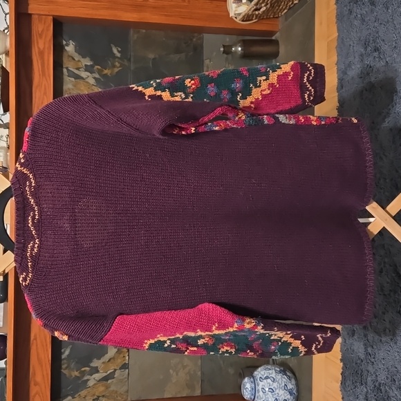 Rachel Max Vintage V-Neck Sweater - S - Picture 2 of 5